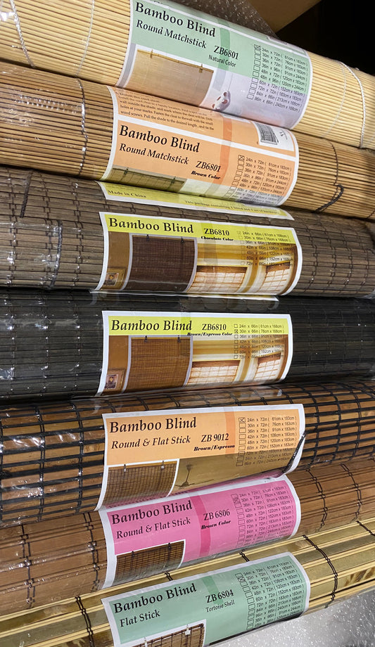 Ever wonder how our bamboo blinds are wrapped?