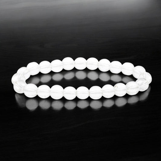 Clear Quartz Bracelet - 8mm Beads- China - NEW523