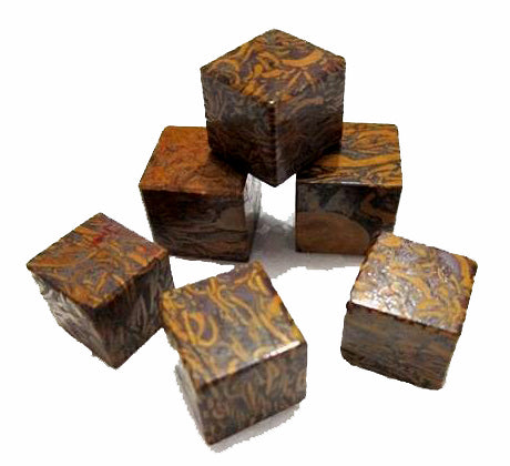CALLIGRAPHY Cubes  Stones 25x25mm - 30 Grams - India