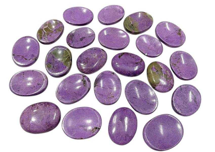 Stichtite Worry Stones - 30-40mm Long - India - NEW225