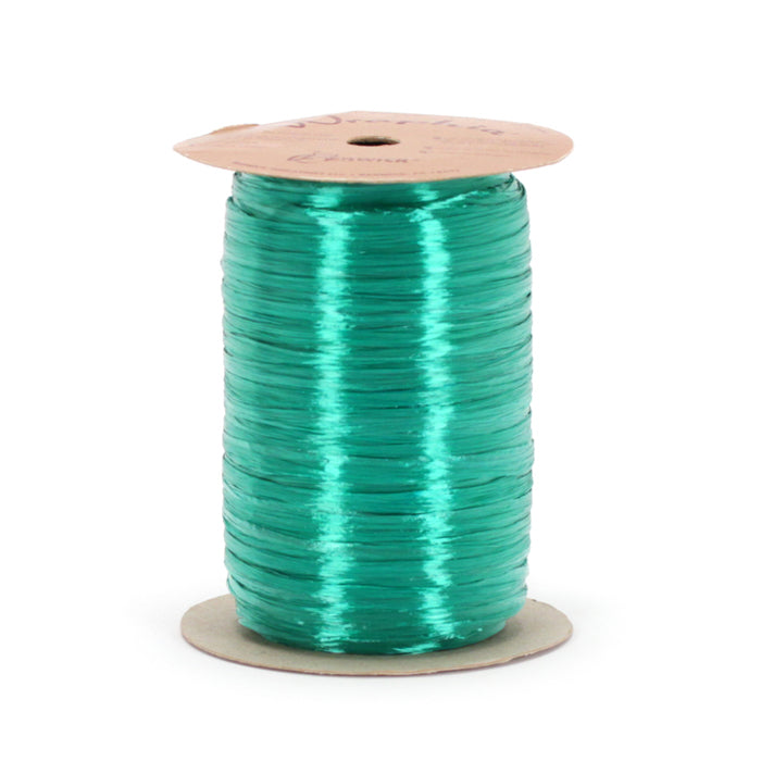 Pearlized Rayon Raffia - Kelly Green - 100 yards