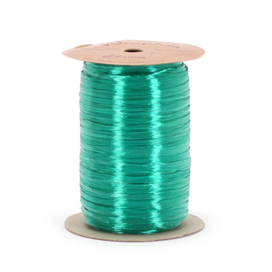 Pearlized Rayon Raffia - Kelly Green - 100 yards