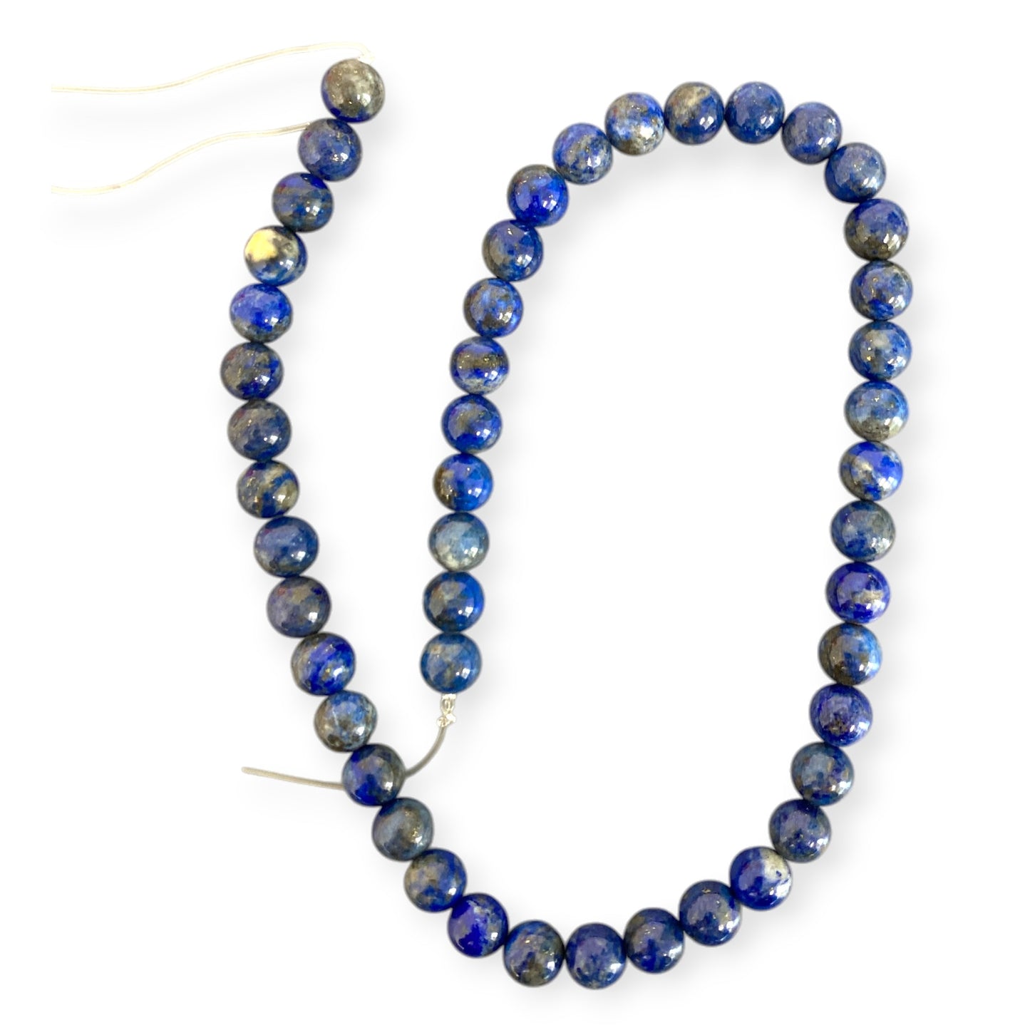 Lapis Lazule - 8mm Round Bead Strand - 15 inch - India - NEW225