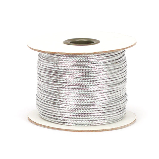 TINSEL CORD SILVER 100 yards x