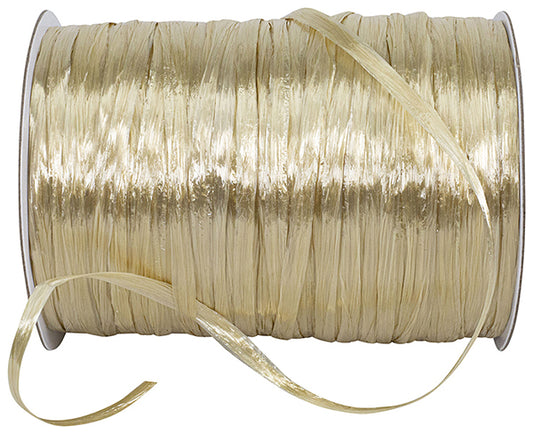 Pearlized Rayon Raffia - Oatmeal - 100 yards
