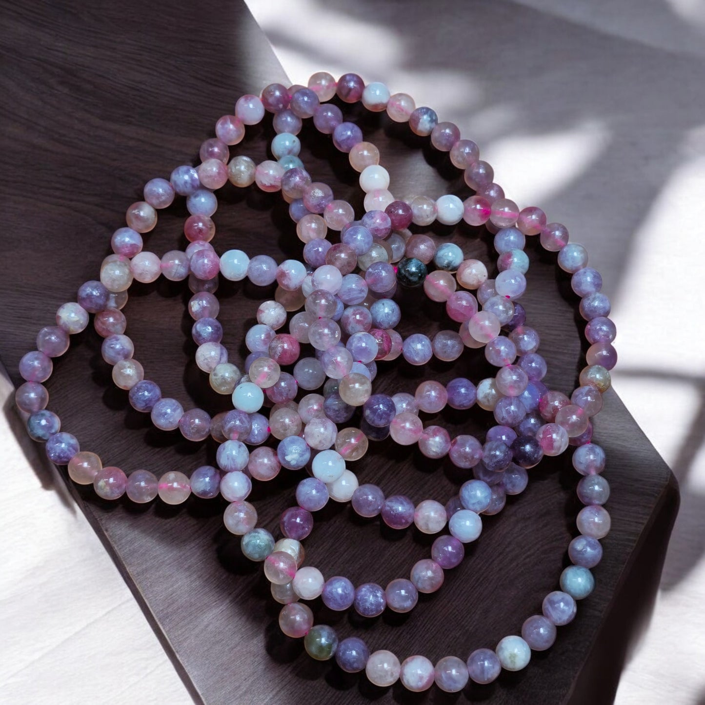 Unicorn Stone Bracelet - 6mm Beads - China - NEW424
