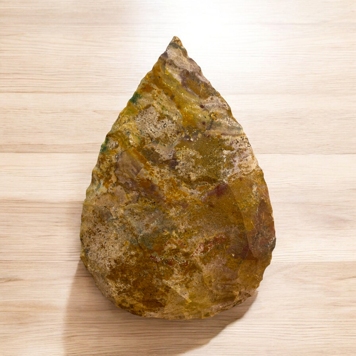 Stone Age Blade 4 to 4.25 inch - Hand made using Finest Flint - 125g - NEW225