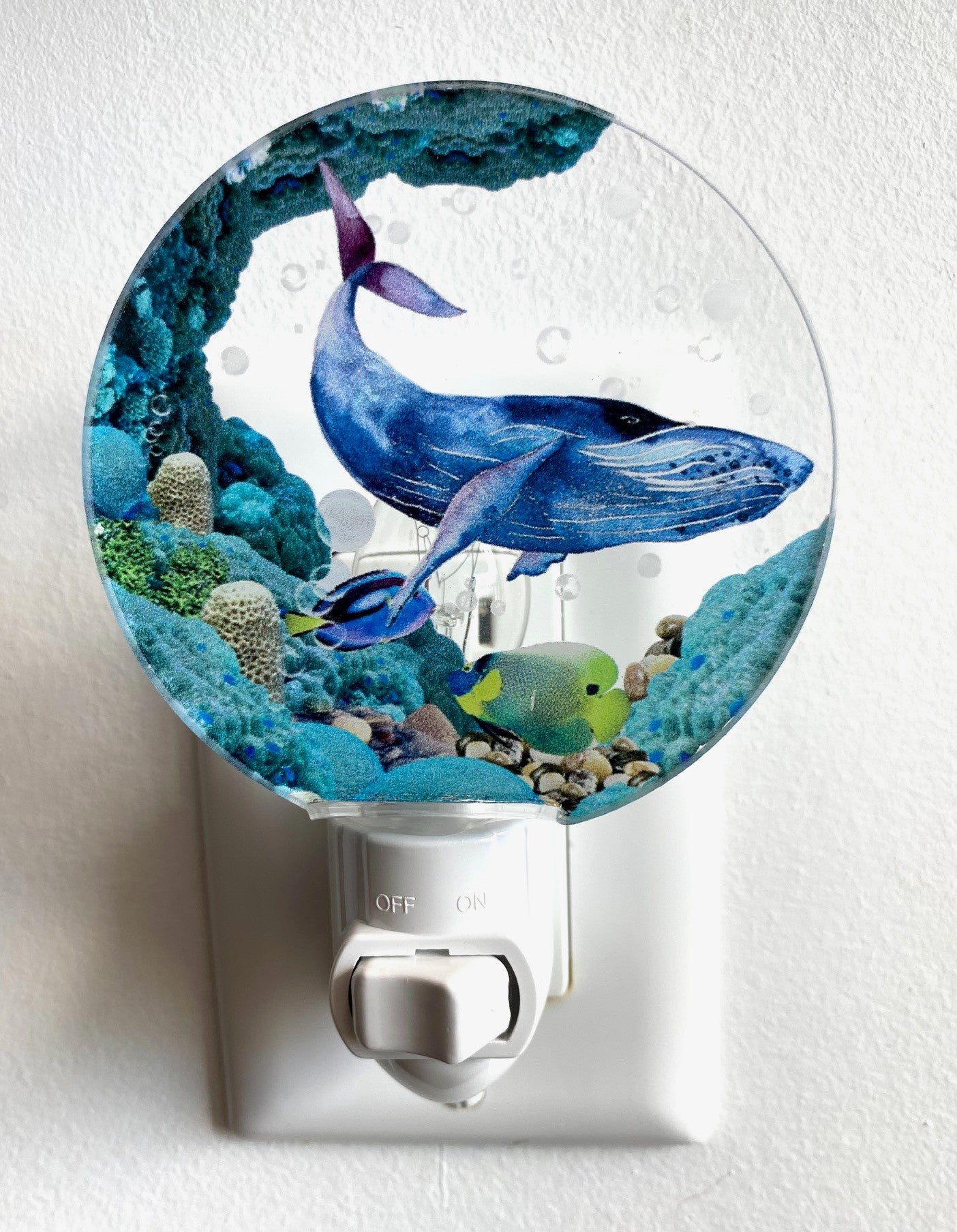 Whale - Under the sea series acrylic night light - NEW725