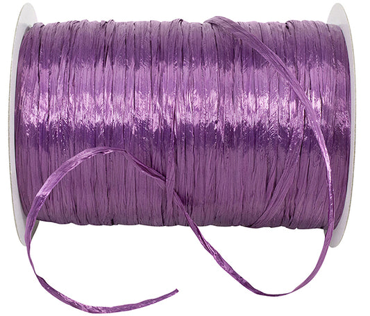 Pearlized Rayon Raffia - Plum - 100 yards