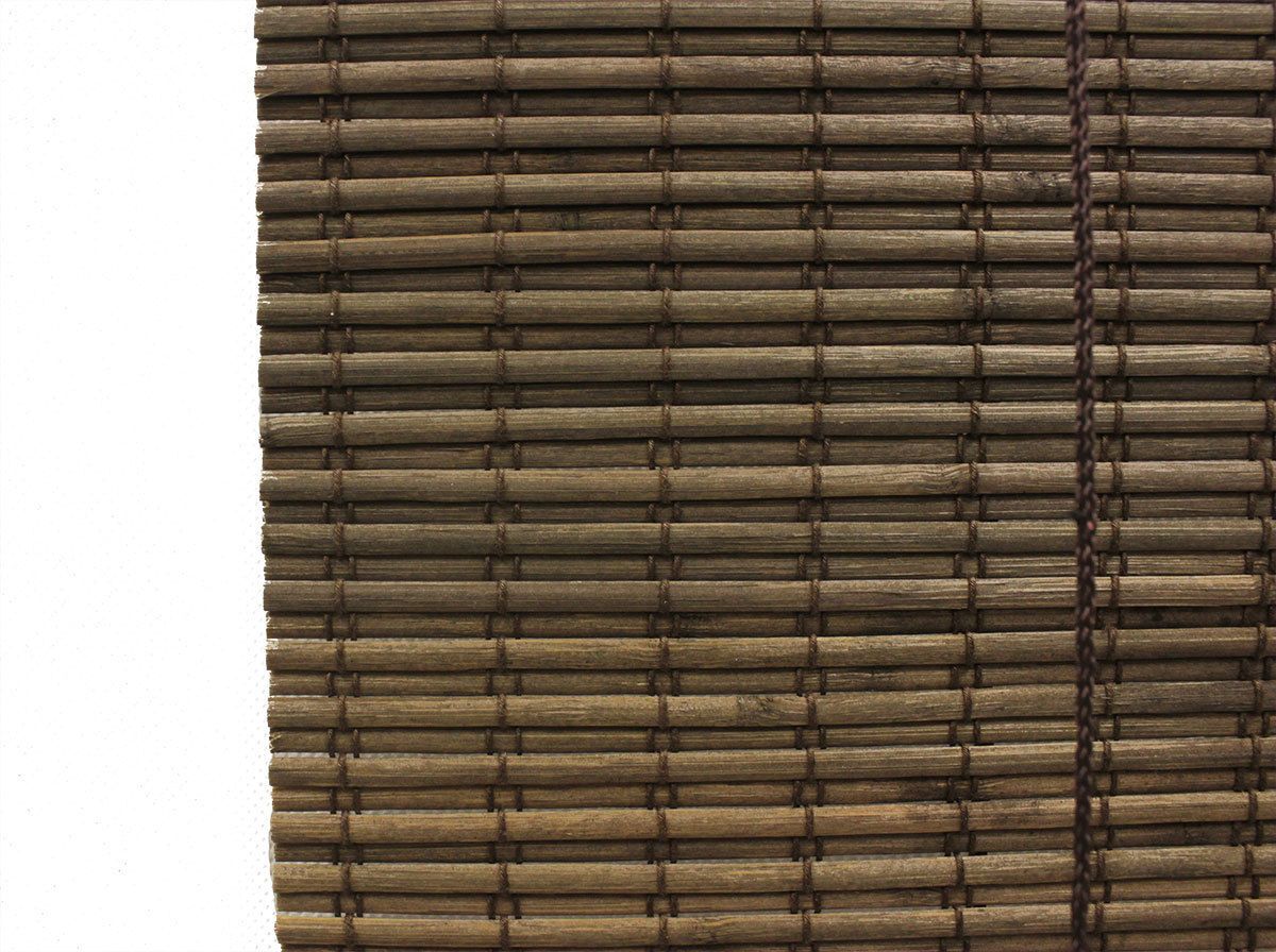 Choco BROWN SLAT BAMBOO BLINDS 3.5 X 5.5 (42" X 66" )