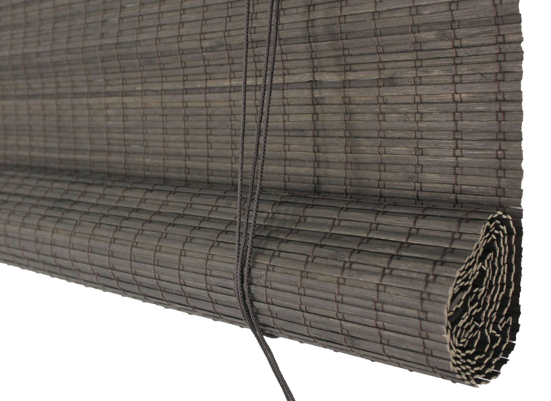 Choco Dark Brown Slat Bamboo Blinds (BL100 Series)