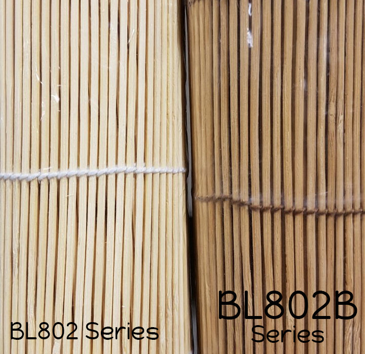 Natural Bamboo Matchstick Blinds BL802 Series