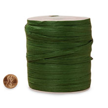 Matte Paper Raffia Wraphia II - Hunter Green - 7 mm x 100 yards
