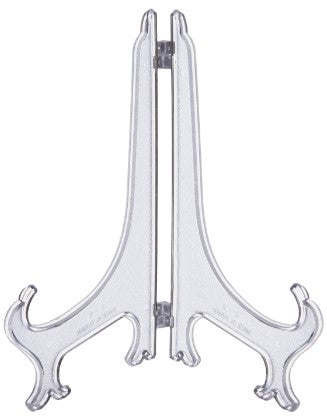 ACRYLIC Clear PLATE DISPLAY STAND 3.5 inch HIGH
