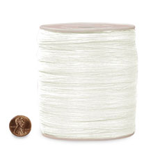 Matte Paper Raffia - White - 7 mm x 100 yards