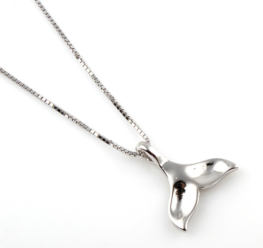 Stainless Steel European  Mermaid Tail Pendant, without Troll, original Color Approx. 4.5mm Size: 30mm x 25mm x 8mm