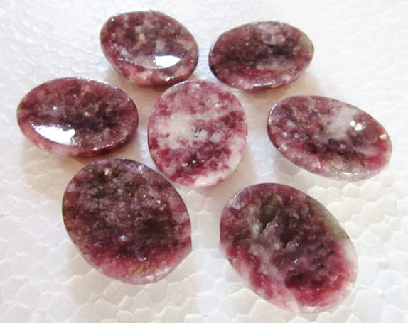 Lepidolite Worry Stones - 30-40mm Long - India