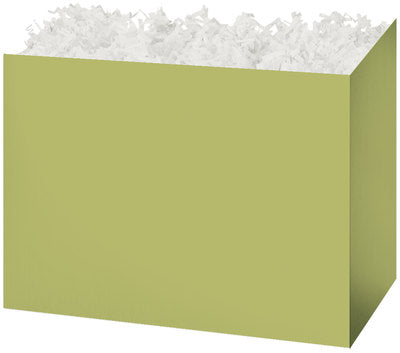 Sage Solid Basket Box - Large - 10 1/4 x 6 x 7 1/2 inches deep (order in 6's)