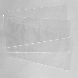 Pack of 100 - 7 x 12 CELLO Flat BAGS - CLEAR - 1.2 mil