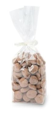 Pack of 100 - 2 1/4 x 2 x 7 7/8 - Small - Clear BLOCK BOTTOM BAGS (10 per master case)