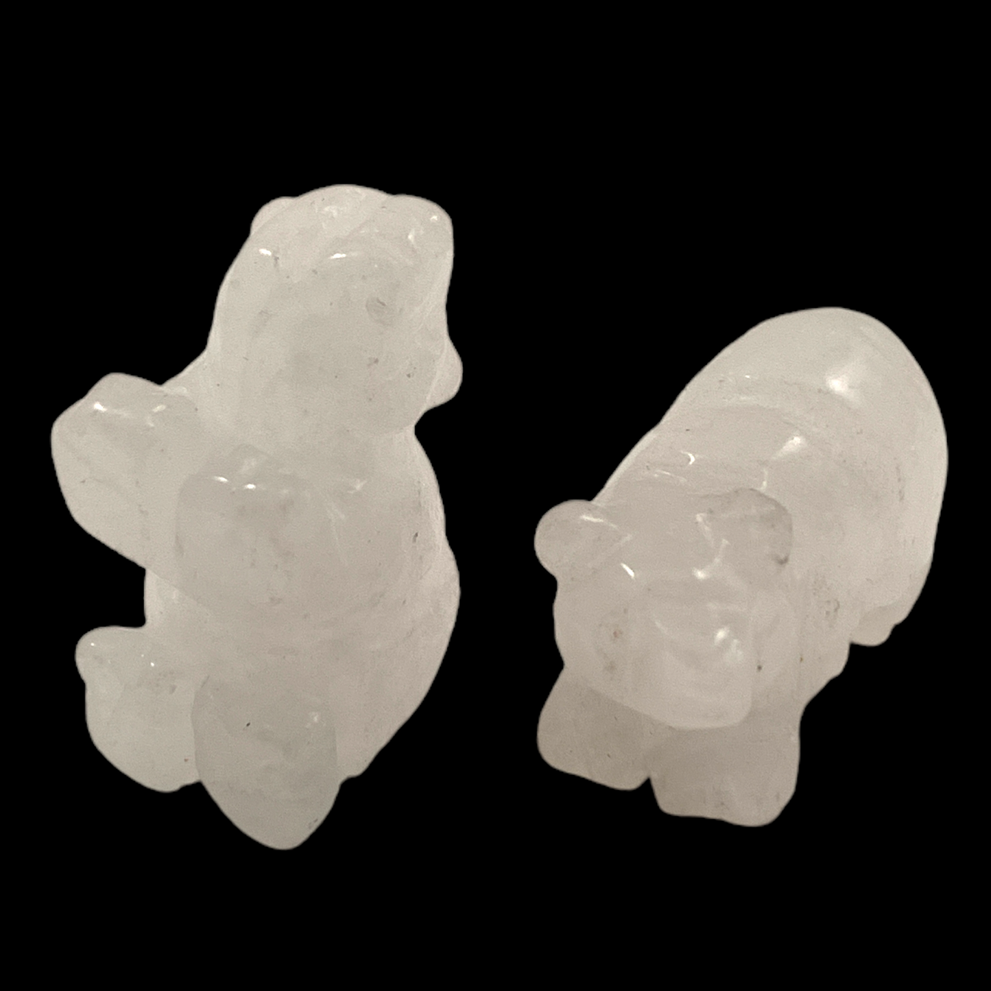 Walking Bear - Clear Quartz - Mini 1 inch - 1 Piece - China - NEW1022