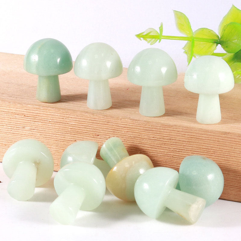Amazonite Mini Mushrooms - 19-20 mm - Price Each - China - NEW1122