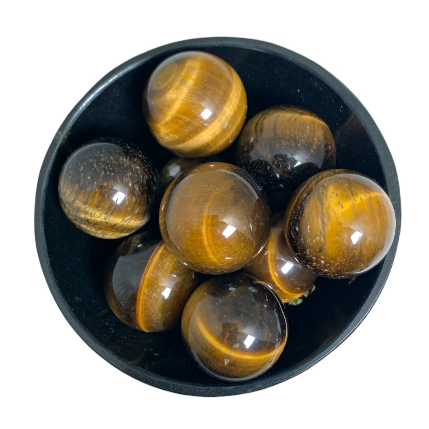 TIGERS EYE - .75 - 1 inch -
Sphere - China - NEW523