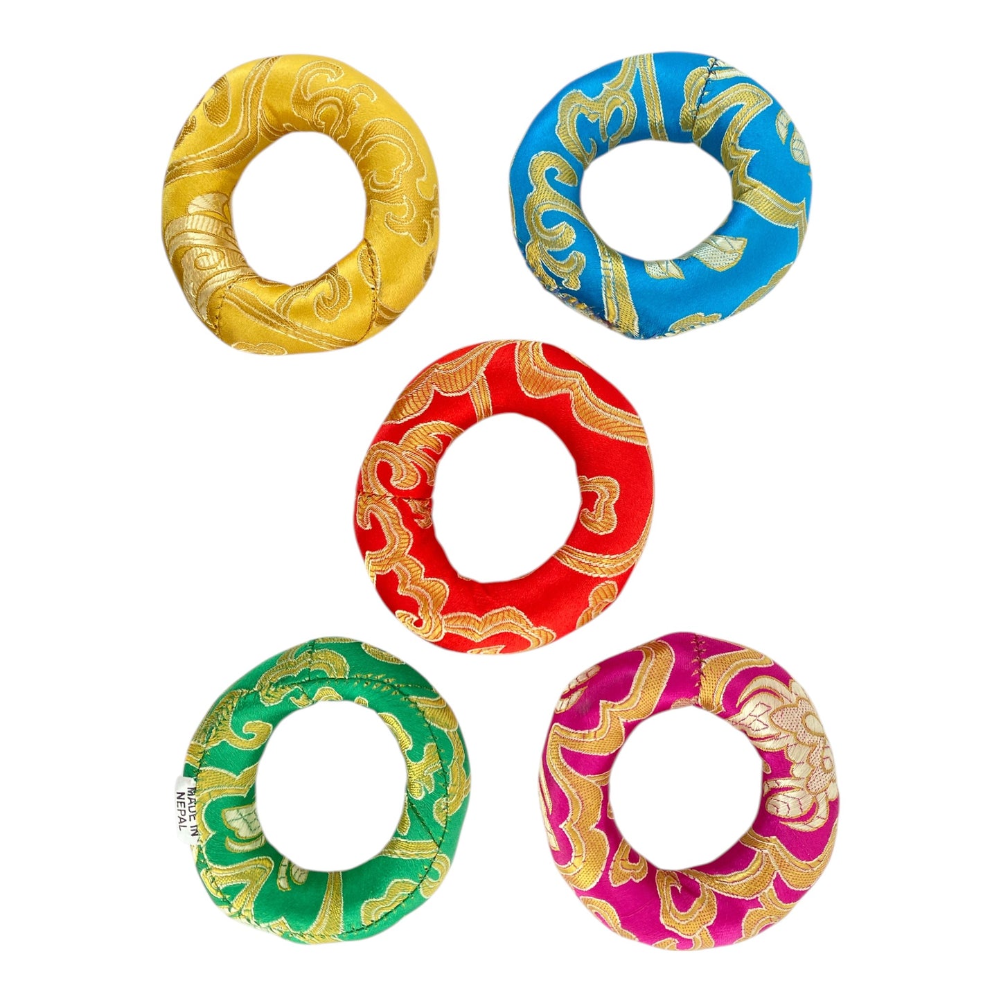 8 cm Singing Bowl Ring Cushion - Assorted Colours