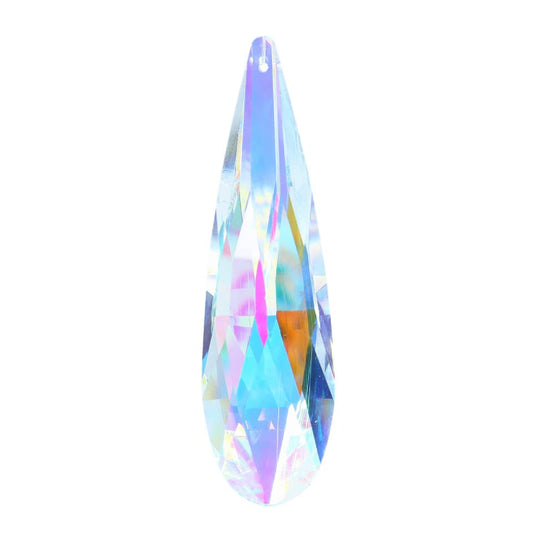 K9 Aura Crystal Hanger - Rain Drop - Colorful Twinkle Hanger - 12 x 3.5cm - Cotton String - China - NEW922