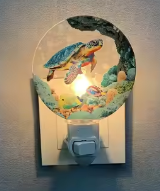 Turtle - Under the sea series acrylic night light - NEW725