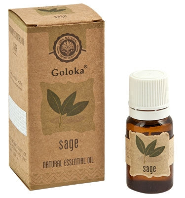 Goloka SAGE Essential Oil - 10 ml. Bottle - NEW624