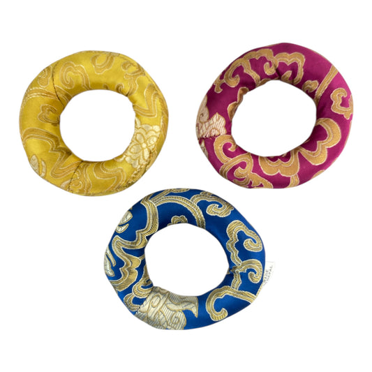 10 cm Singing Bowl Ring Cushion - Assorted Colours