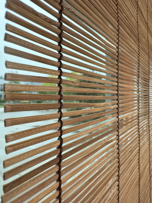 Tamika Brown Bamboo Matchstick Blind (Series BL802B)