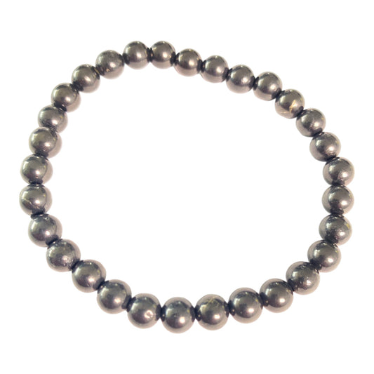 Shungite Stone Bracelet - 6mm Beads - China - NEW424