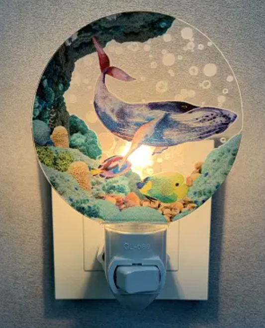 Whale - Under the sea series acrylic night light - NEW725
