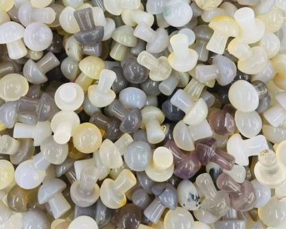 Agate Mushrooms - Mini 19-20 mm - Price Each - China - NEW622