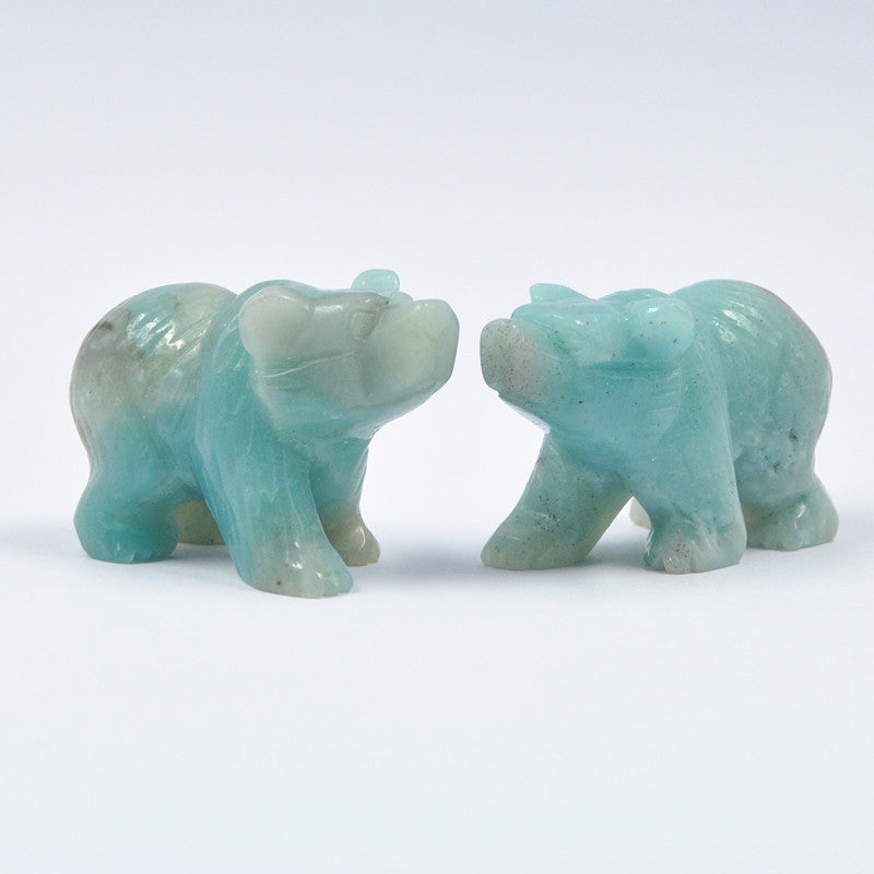 Bear - Amazonite- 50x30x25mm - NEW222