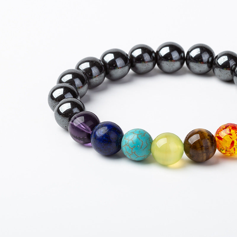 Chakra Gemstone Bracelet  - 10mm x 20cm - NEW521