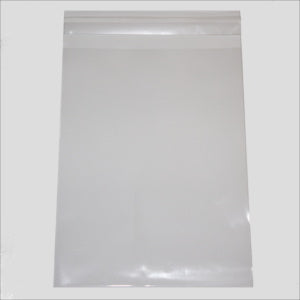 PK/100 - 2 X 3  - CLEAR LIP & TAPE FLAT BAGS