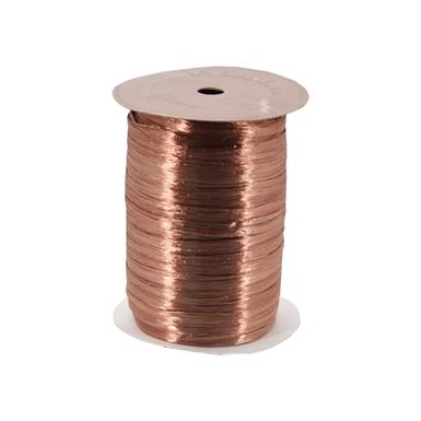 Pearlized Rayon Raffia - Copper - 100 yards