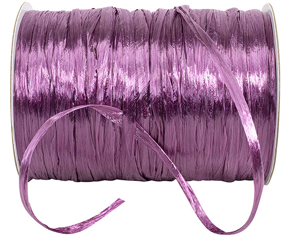 Pearlized Rayon Raffia - Grape - 100 yards - NEW1224