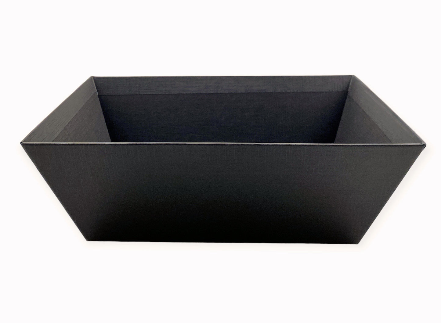 BLACK RECTANGLE Market Trays 16 x 12 x 5 inch Deep (40 Case)  Fits a 30x40 Basket Bag