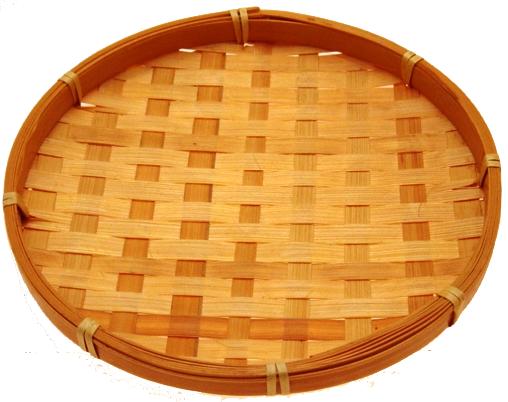 Round BAMBOO NUT TRAY - 10 inch Dia.