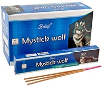 Balaji - Mystic Wolf - Incense Sticks 15 grams per inner box (12/box) NEW920