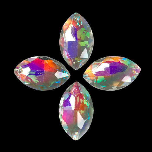 K9 Aura Crystal Hanger - Oval - Colorful - 3cm - China - NEW423