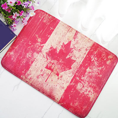 Canada Flag - Polyester Floor Mat - Rectangle - Size 40x60cm - NEW521