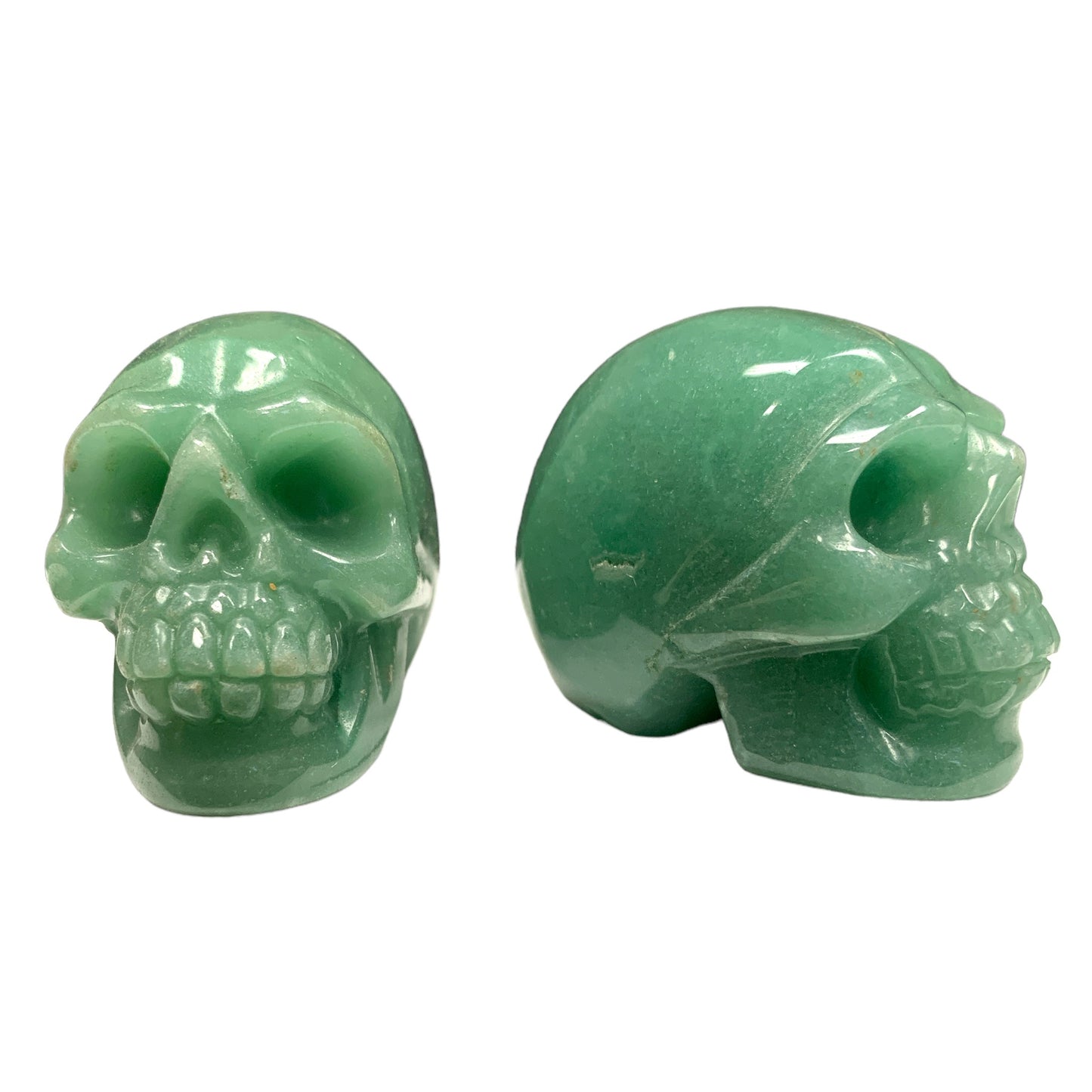Skull Small - GREEN AVENTURINE - 40x50 mm - China - NEW622