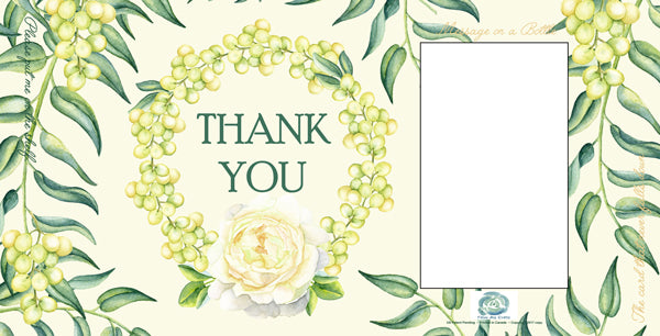FROM ME BOTTLE CARDS - THANK YOU