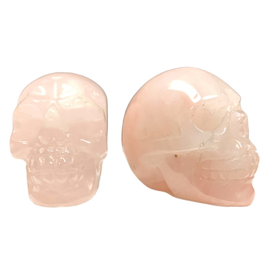 Skull Small- ROSE QUARTZ - 40x50 mm - China - NEW622