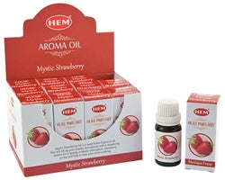 Hem Mystic Strawberry Aroma Oil - Box With 12 Bottles